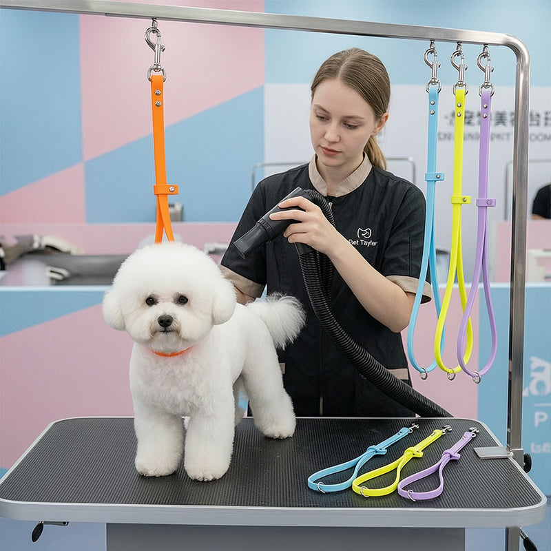 Dog Grooming Bathing Tether Rope with Silicone Grip