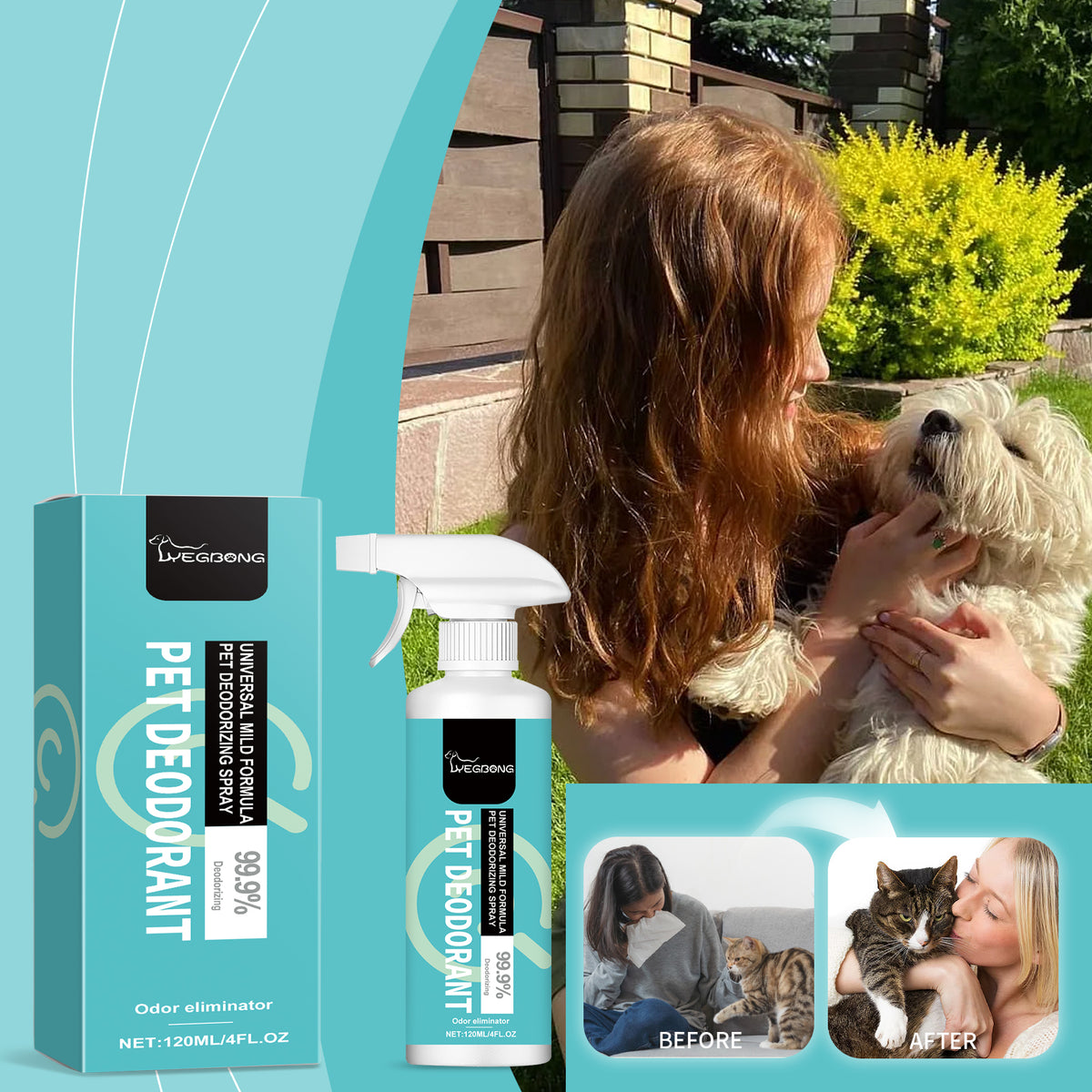 Pet Deodorant Spray – Long-Lasting Odor Control