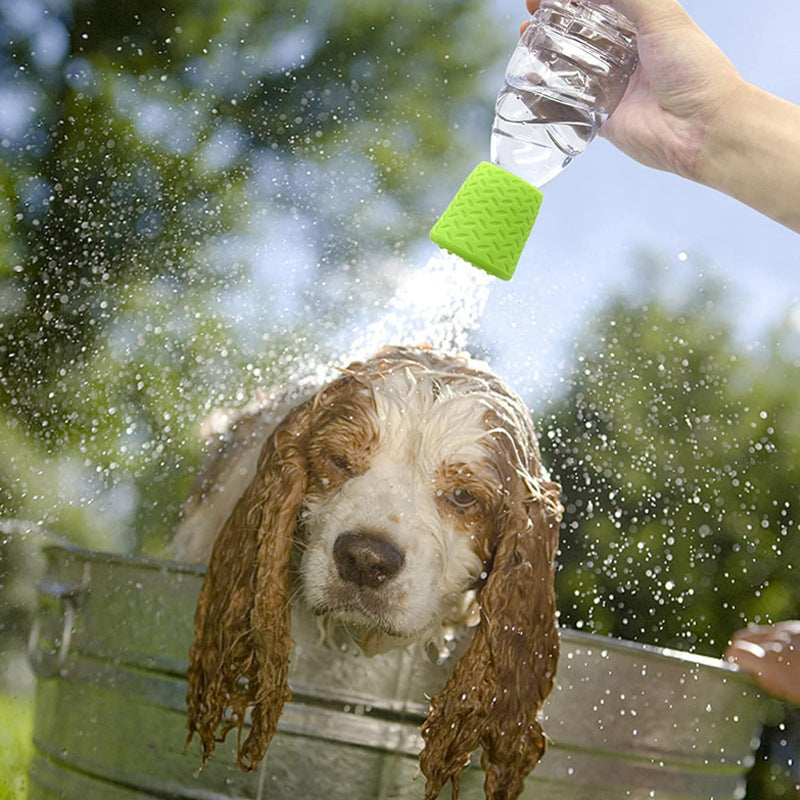 Silicone Pet Shower Head for Dog Bathing and Grooming