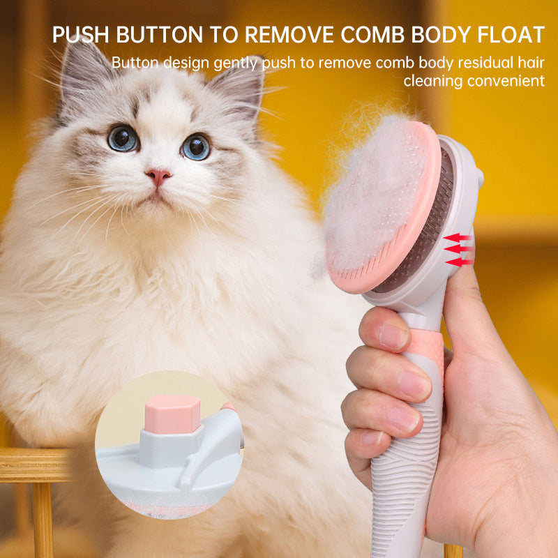 Self-Cleaning Dog & Cat Slicker Grooming Brush
