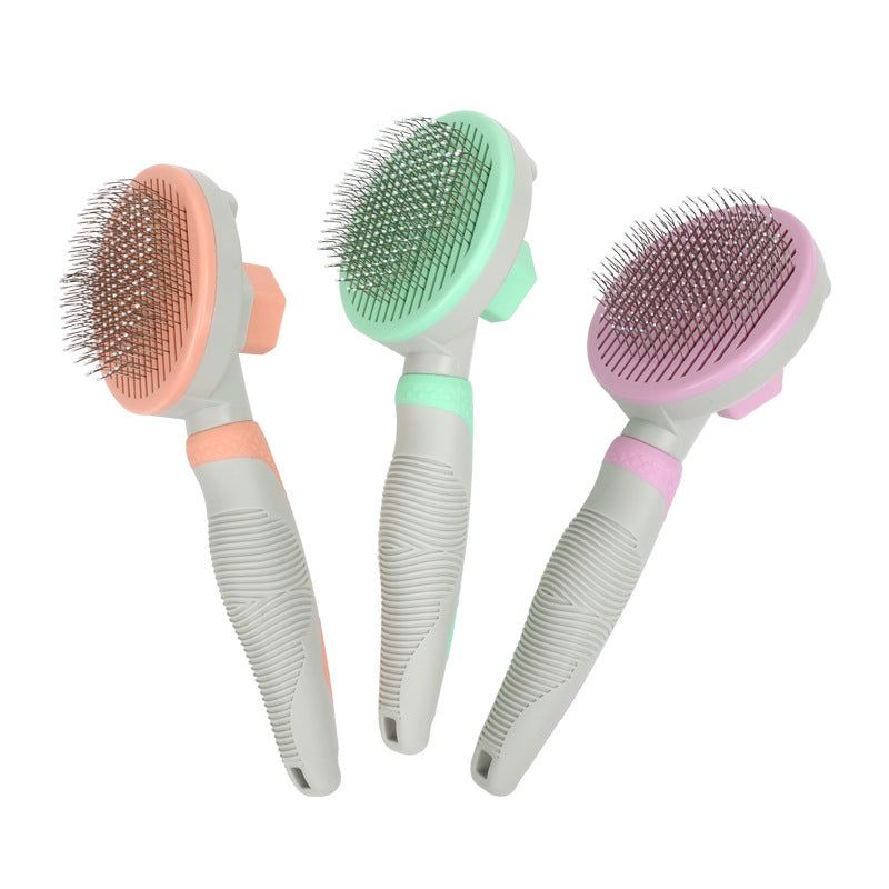 Self-Cleaning Dog & Cat Slicker Grooming Brush