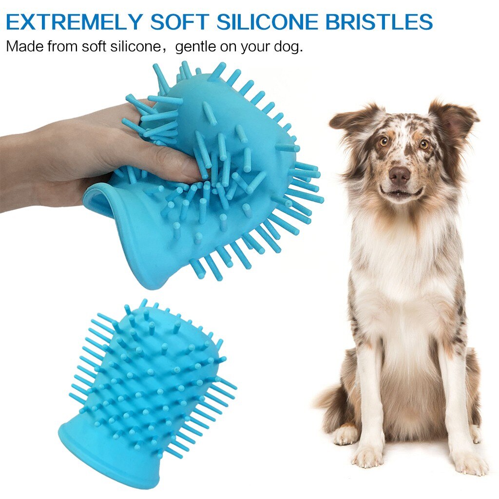 Dog Paw Cleaner Cup Pet Foot Washer Dog Cleaning Brush Claws Massage Grooming Wash Dirty Cat Foot Cleaning Bucket Clean Brush