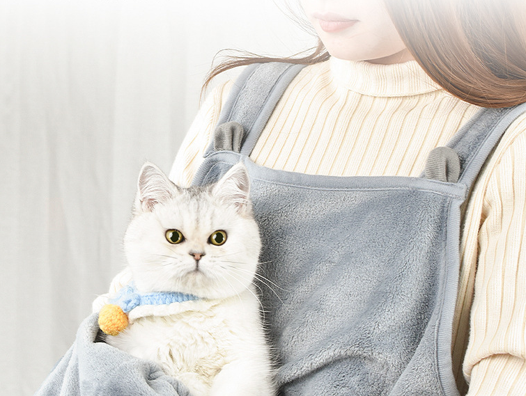 Cat Grooming Polyester Hugging Apron Bib