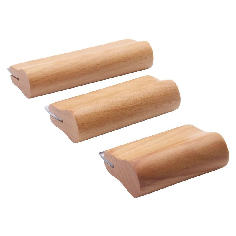 Wood Deshedding Groom Brush for Dogs, Small