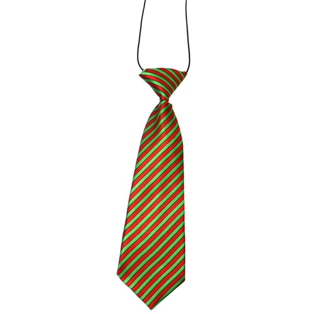 Striped Silk Bow Tie Collar for Small Dogs & Cats