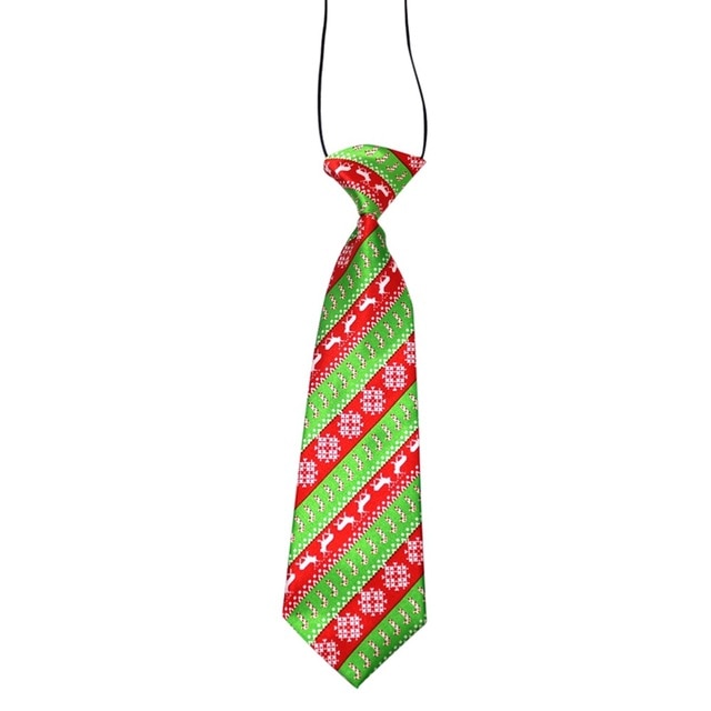Striped Silk Bow Tie Collar for Small Dogs & Cats