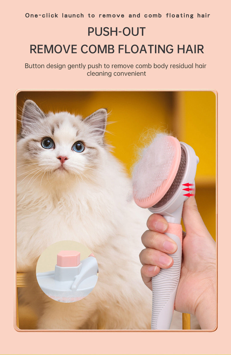 Self-Cleaning Dog & Cat Slicker Grooming Brush