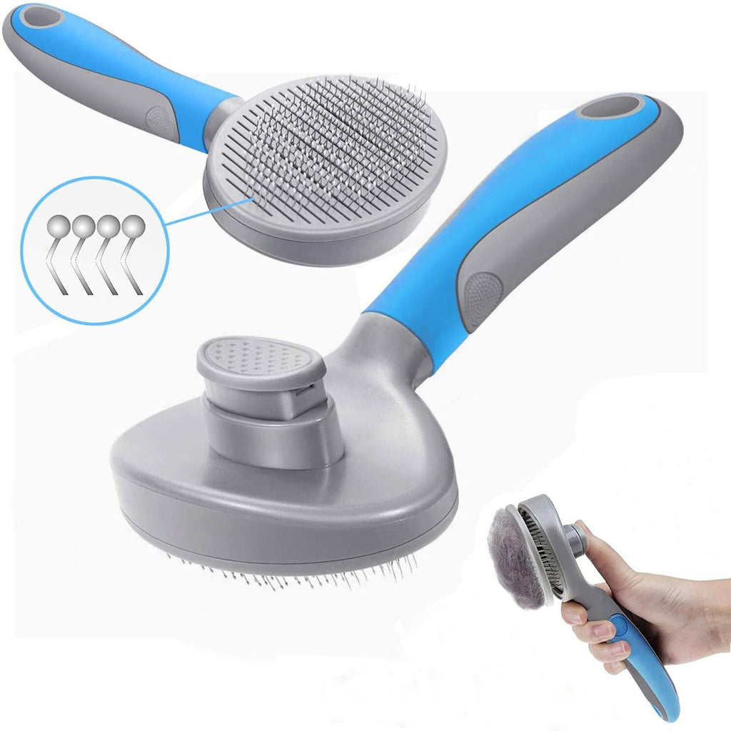 Pet Slicker Grooming Brush for Long Hair Dogs & Cats