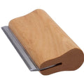 Wood Deshedding Groom Brush for Dogs, Small
